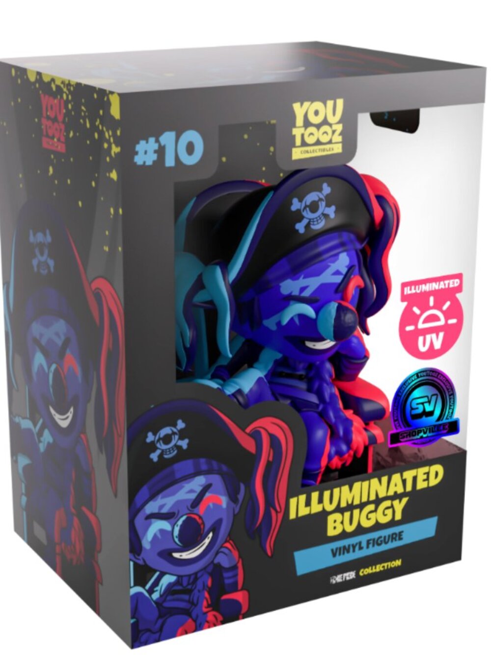 Youtooz x Shopville Exclusive One Piece Collection Illuminated King Buggy- Vinyl